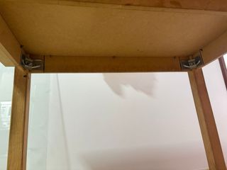 Mesa Camilla Madera con dos cristales