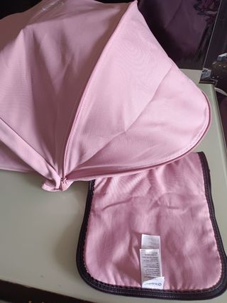 CAPOTA EXTENSIBLE Y CUBRE ROSA SOFT PINK BUGABOO