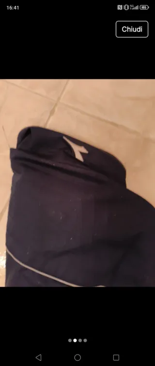 Giacca Diadora Utility Blu Taglia M