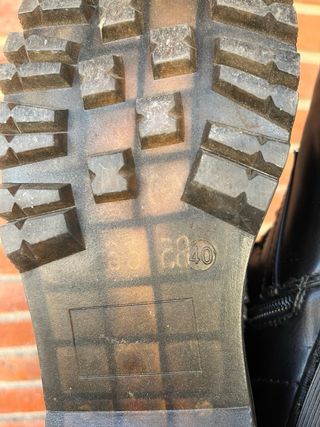 Botines Tulipano Negros Talla 40