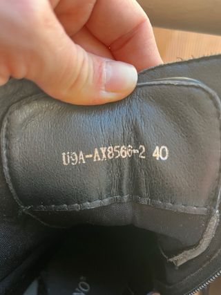 Botines Tulipano Negros Talla 40