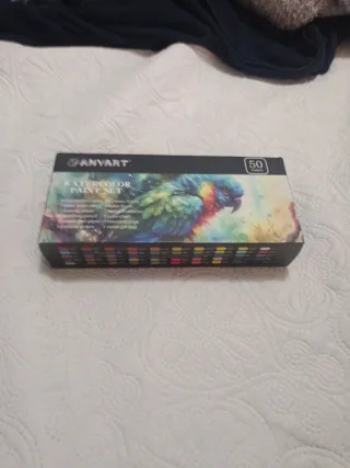 Set de acuarelas ANYART 50 colores