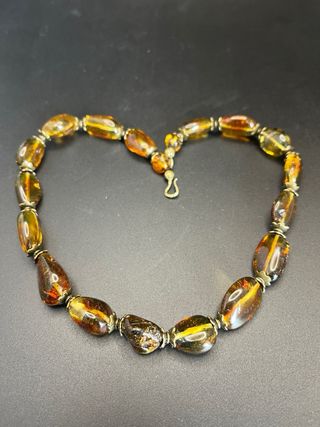 Ámbar en bronce/ Collares de Ámbar