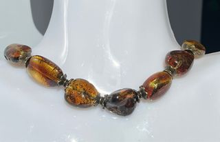 Ámbar en bronce/ Collares de Ámbar