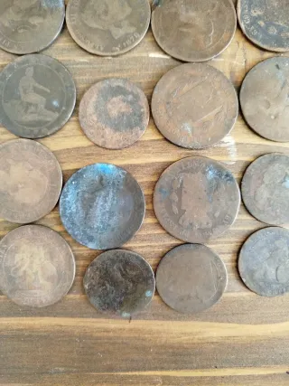 40 Monedas Antiguas España 1879