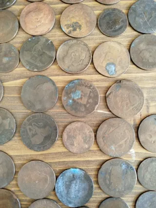 40 Monedas Antiguas España 1879