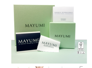 Collana perla e zircone blu argento