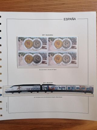 Sellos España Año 2017 MNH Bloque 4