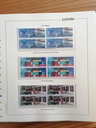 Sellos España Año 2017 MNH Bloque 4