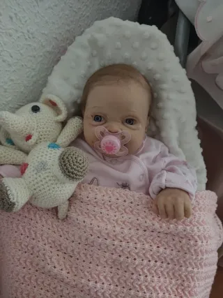 Muñeca Reborn Silicona Completa Niña