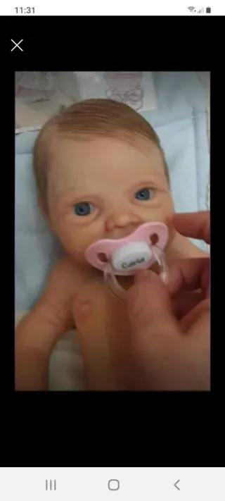 Muñeca Reborn Silicona Completa Niña