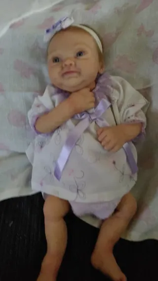 Muñeca Reborn Silicona Completa Niña