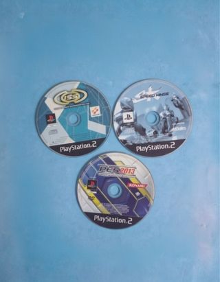 3 Juegos PS2: ISS, Speed Kings, PES 2013