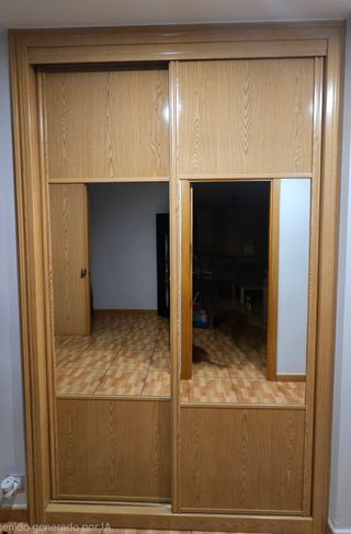 Frente de armario roble