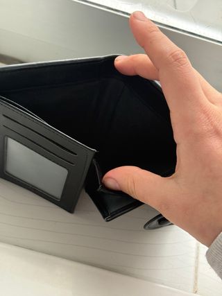 Cartera/billetera Negra Unisex