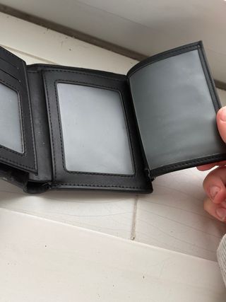 Cartera/billetera Negra Unisex