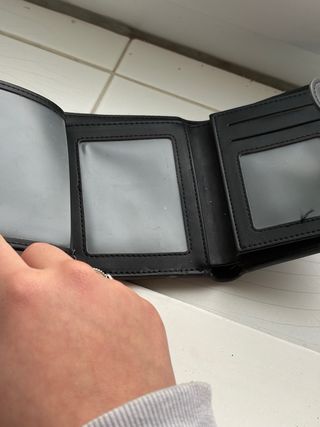 Cartera/billetera Negra Unisex