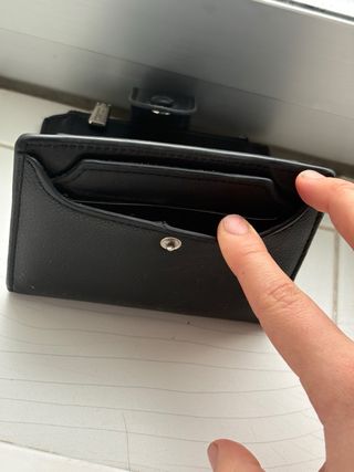 Cartera/billetera Negra Unisex