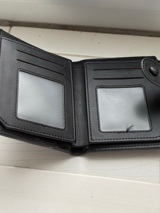 Cartera/billetera Negra Unisex