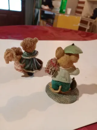 Conjunto 2 Bonecos Decorativos Ursinhos