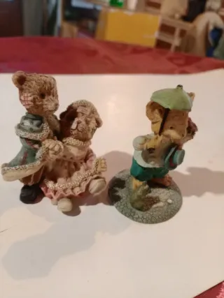 Conjunto 2 Bonecos Decorativos Ursinhos