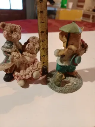 Conjunto 2 Bonecos Decorativos Ursinhos