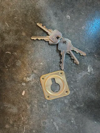 Cerradura de seguridad con llaves