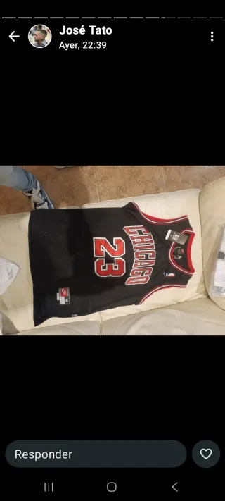 Camiseta Chicago Bulls 23 Michael Jordan Talla M