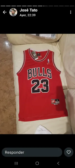 Camiseta Chicago Bulls 23 Michael Jordan Talla M