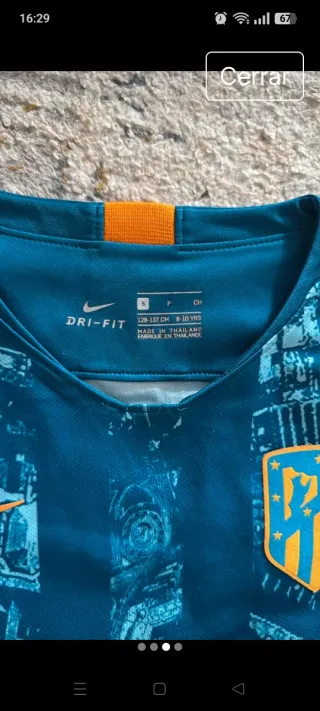 Atlético de Madrid 2ª equipación T10