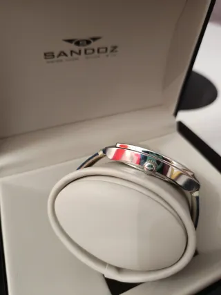 Reloj Sandoz Azul y Plateado