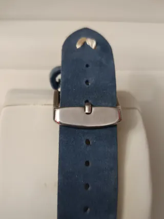 Reloj Sandoz Azul y Plateado