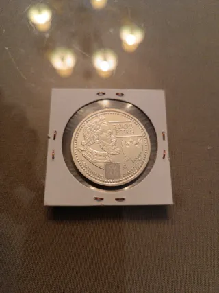 Moneda de Plata 2000 PTAS año 2000