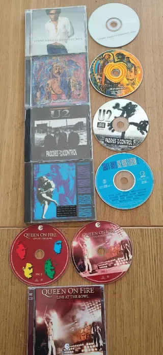 15 CDs Rock PRECIO LIQUIDACION 1 X 3€