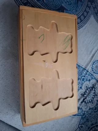 Juego de mesa de madera
