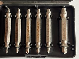 Kit 6 extractores tornillos dañados HSS