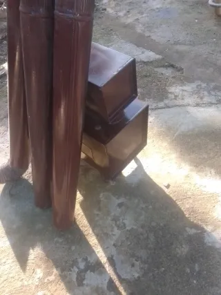 Estufa de leña antigua