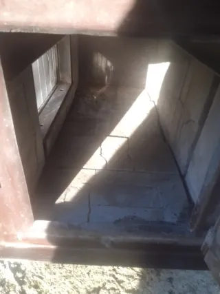 Estufa de leña antigua