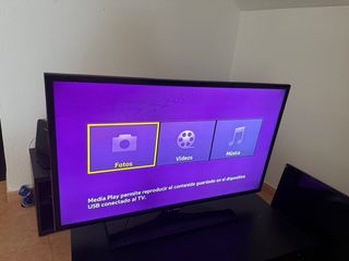 Samsung TV Negra 39 pulgadas.