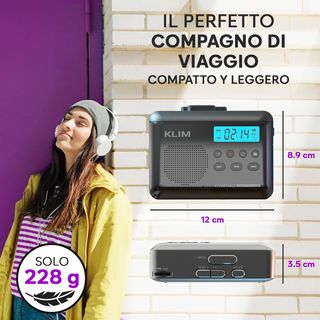 KLIM K7 Convertitore Lettore  Cassette e MP3 NUOVO