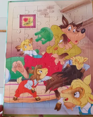 Lote de 4 Cuentos- Puzzles infantiles. Tamaño gran