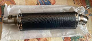 Silenciador Carbono Moto 52mm
