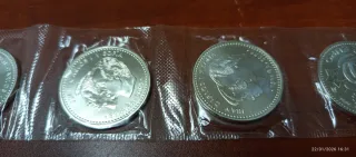 5 Monete Argento 12 Euro 2009