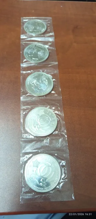 5 Monete Argento 12 Euro 2009