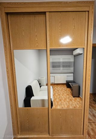 Frente de armario roble y cristal