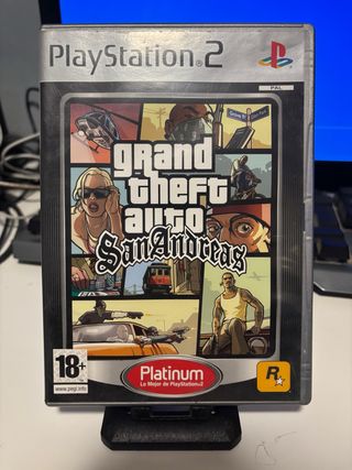 Grand Theft Auto San Andreas PS2 Platinum