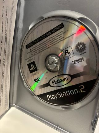 Grand Theft Auto San Andreas PS2 Platinum