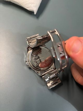 Reloj Poedagar Azul y Plateado