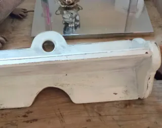 Mensola vintage in legno massello