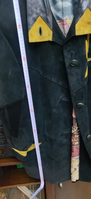 Parka vintage, en piel, de mujer. Diseño original